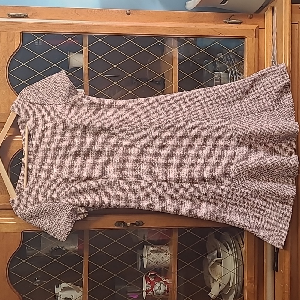 Pink Tweed Dress